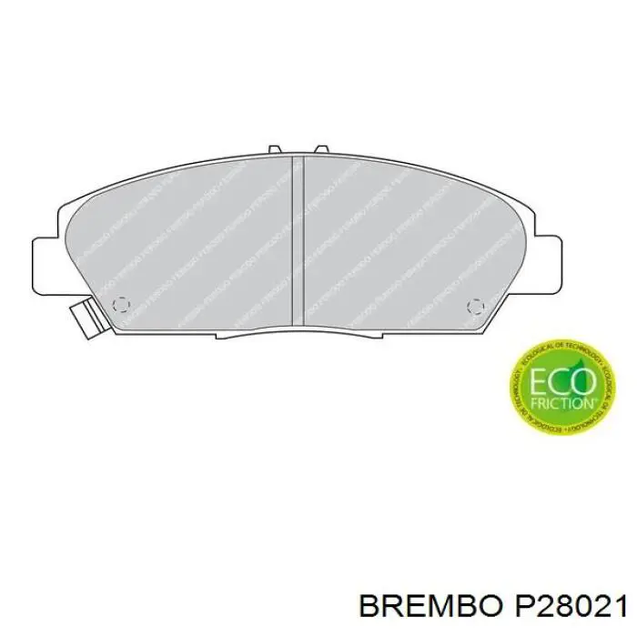 Купить P28021 Brembo Колодки тормозные