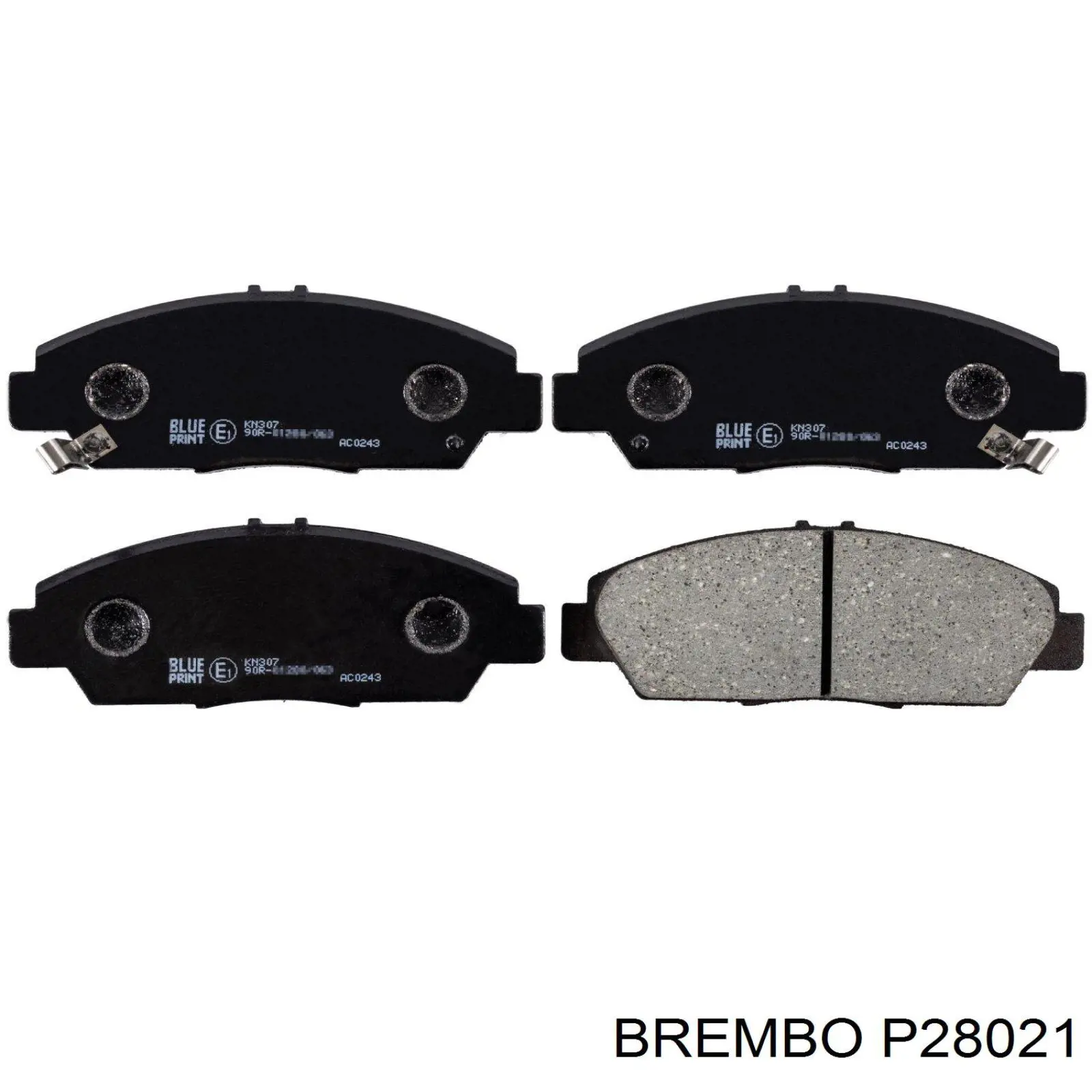 Купить P28021 Brembo Колодки тормозные