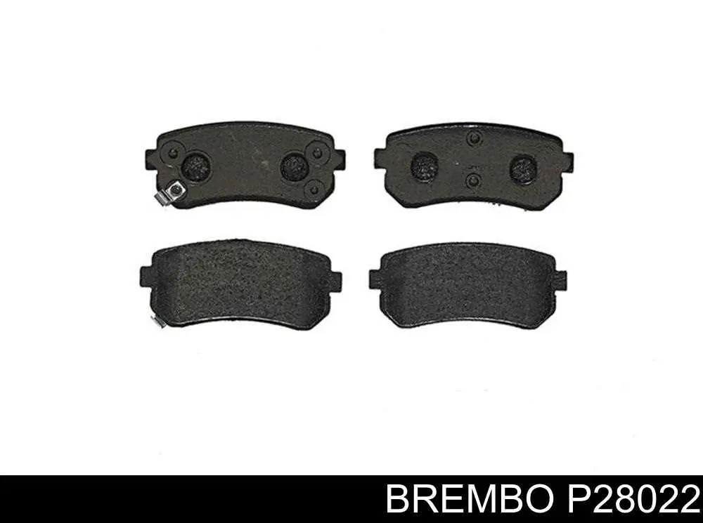 Задние тормозные колодки P28022 Brembo