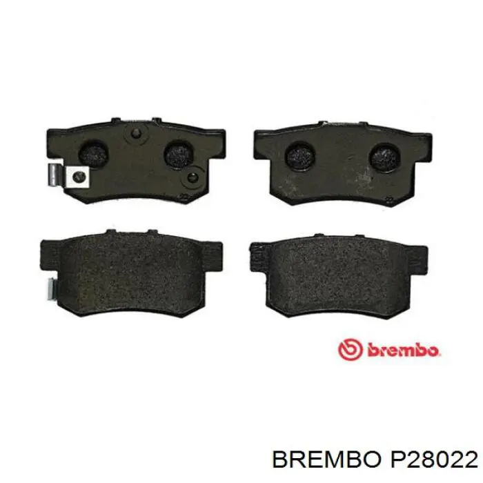 Купить P28022 Brembo Колодки тормозные задние, дисковые