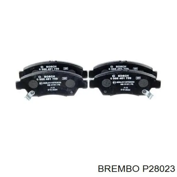 Pastillas de freno delanteras P28023 Brembo