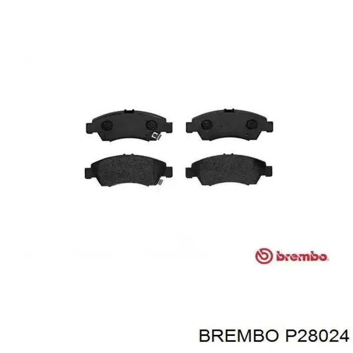 P28024 Brembo передние тормозные колодки
