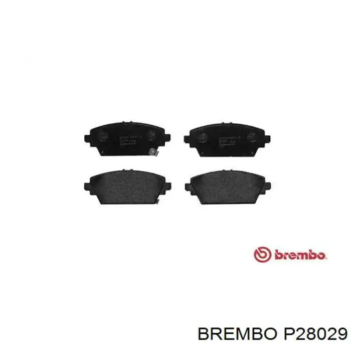 P28029 Brembo передние тормозные колодки