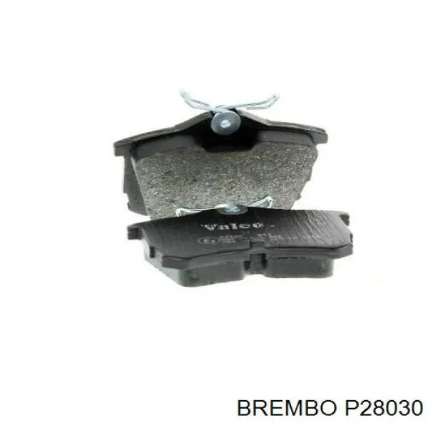 Задние тормозные колодки P28030 Brembo