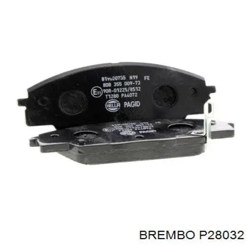 Передние тормозные колодки P28032 Brembo