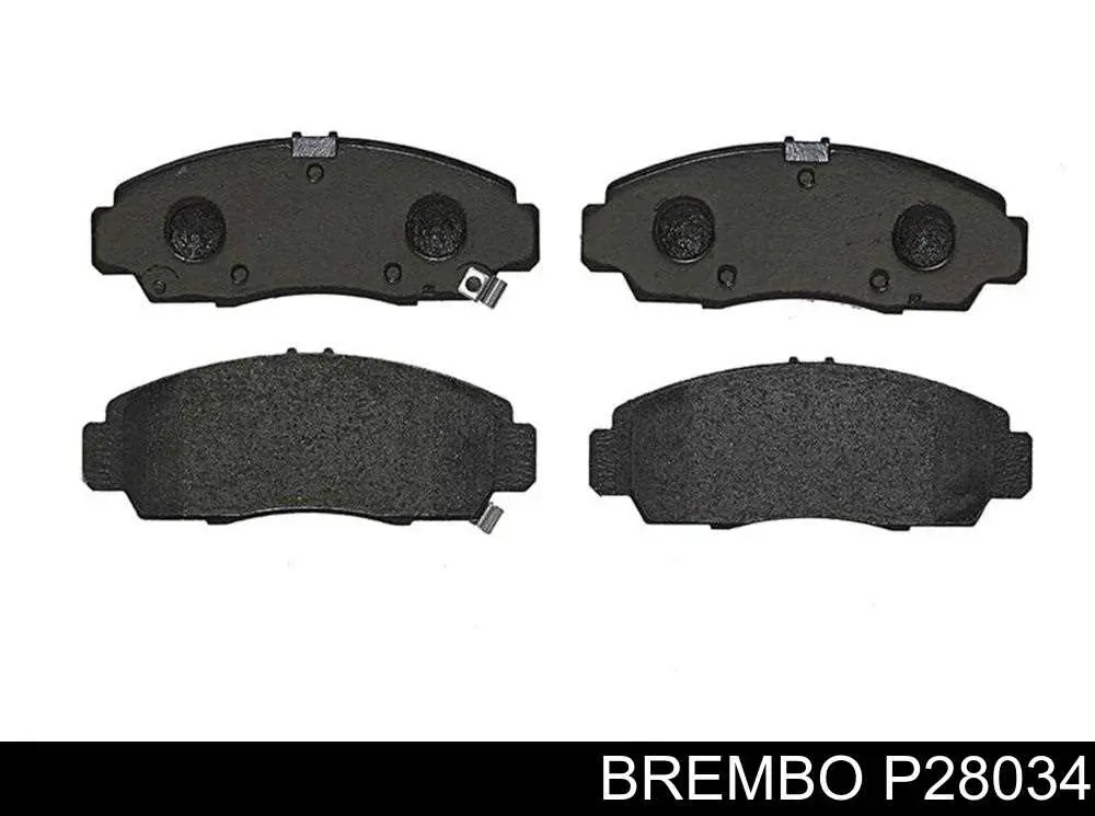 P28034 Brembo Колодки передние