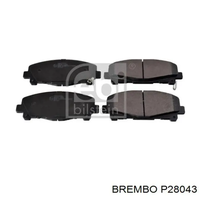 Купить P28043 Brembo Колодки тормозные