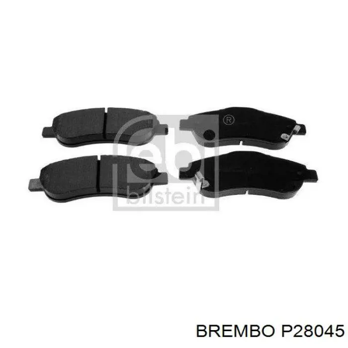 Передние тормозные колодки P28045 Brembo