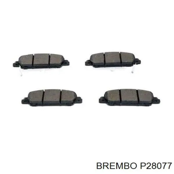 Передние тормозные колодки P28077 Brembo