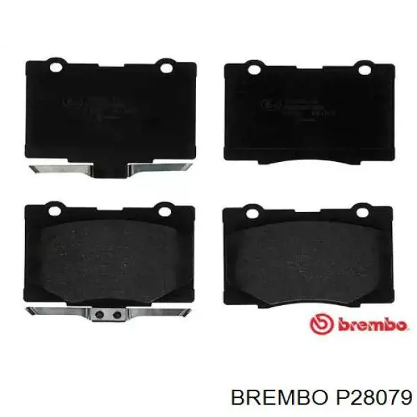 P28079 Brembo sapatas do freio dianteiras de disco