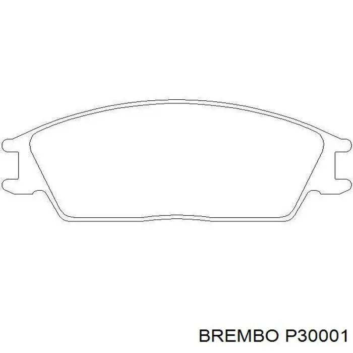Передние тормозные колодки P30001 Brembo