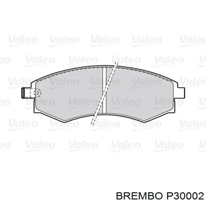 Тормозные колодки Brembo P30002