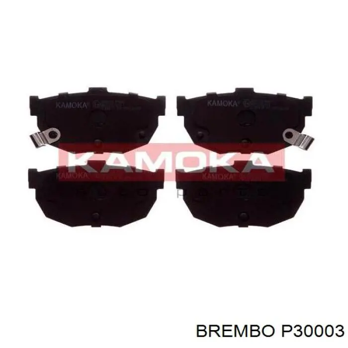 P30003 Brembo Колодки тормозные дисковые комплект