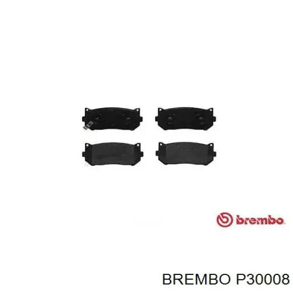 Задние тормозные колодки P30008 Brembo