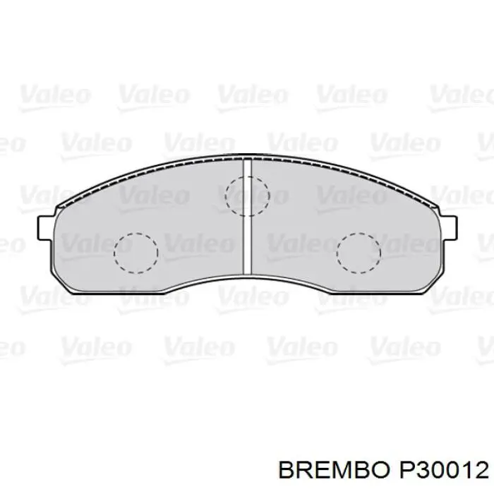 Тормозные колодки Brembo P30012