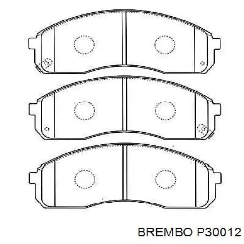 Колодки Brembo P30012 цена, от 54.19 USD