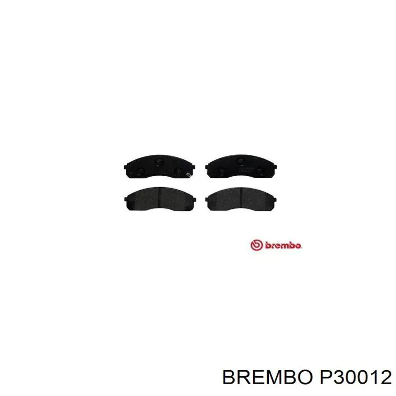 Купить P30012 Brembo Колодки тормозные