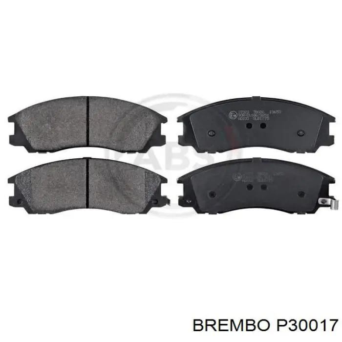 Передние тормозные колодки P30017 Brembo