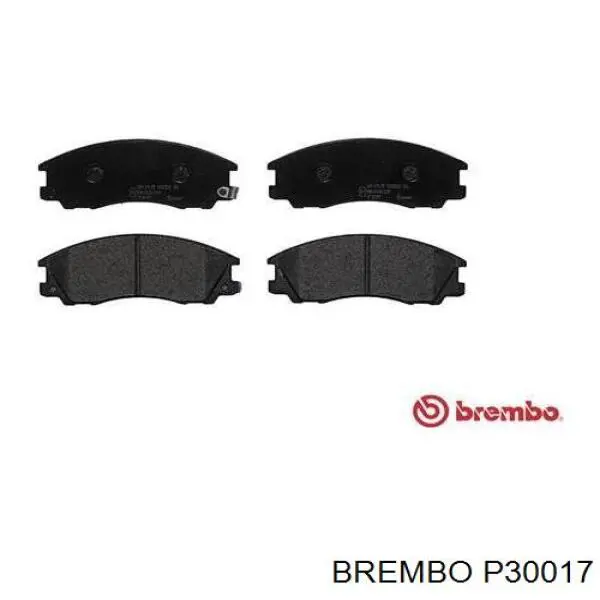Pastillas de freno delanteras P30017 Brembo
