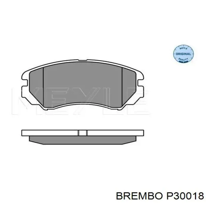 Купить P30018 Brembo Колодки тормозные
