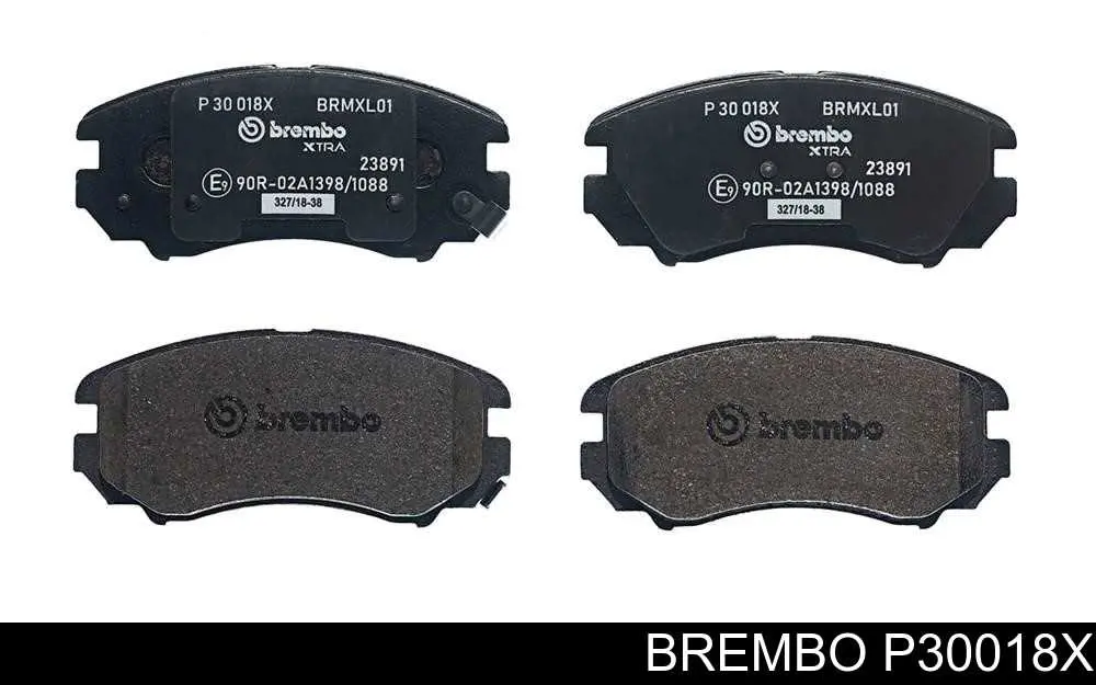 Передние тормозные колодки P30018X Brembo