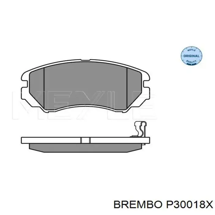 Купить P30018X Brembo Колодки тормозные