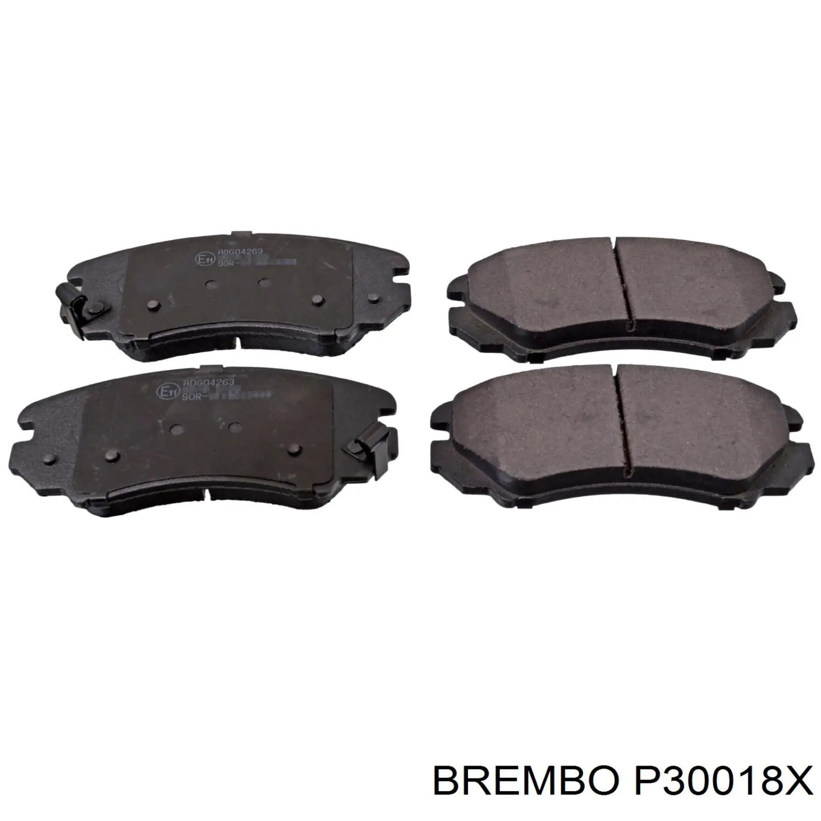 Pastillas de freno delanteras P30018X Brembo