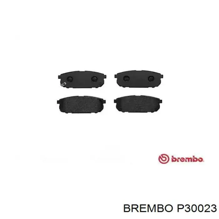 P30023 Brembo задние тормозные колодки