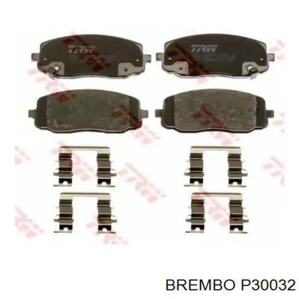 Передние тормозные колодки P30032 Brembo