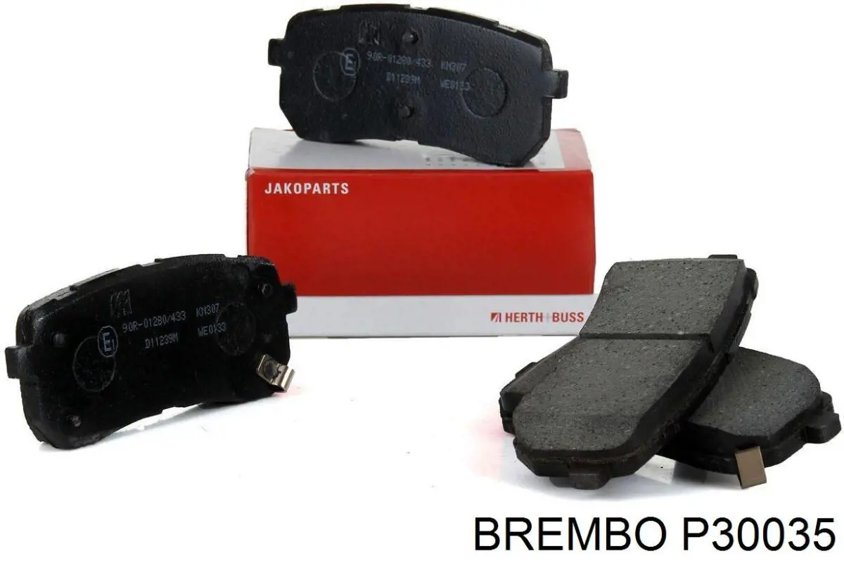 Задние тормозные колодки P30035 Brembo