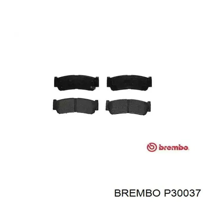 P30037 Brembo задние тормозные колодки