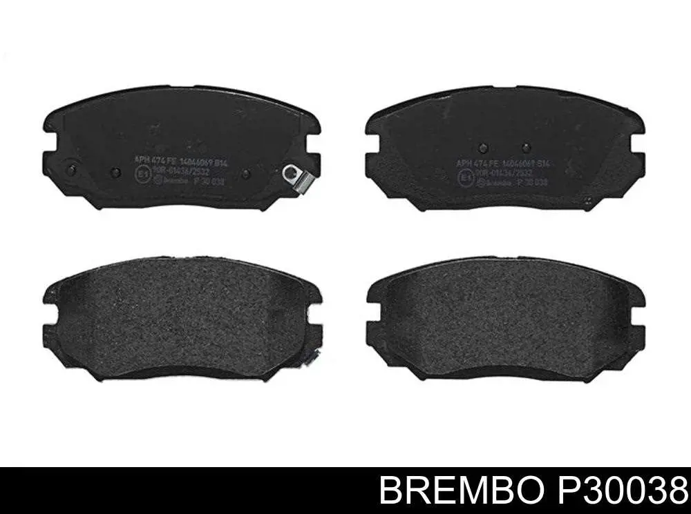 Передние тормозные колодки P30038 Brembo