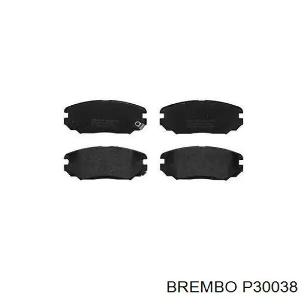Pastillas de freno delanteras P30038 Brembo