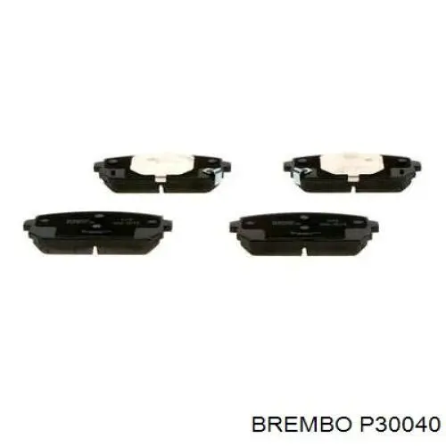 Задние тормозные колодки P30040 Brembo