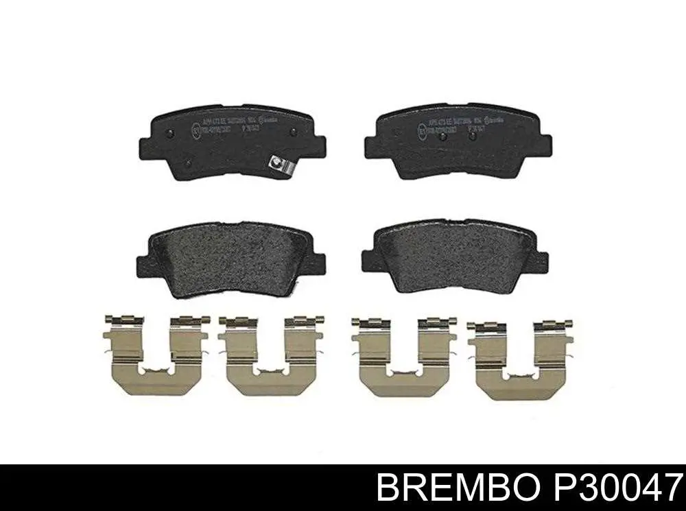 Задние тормозные колодки P30047 Brembo