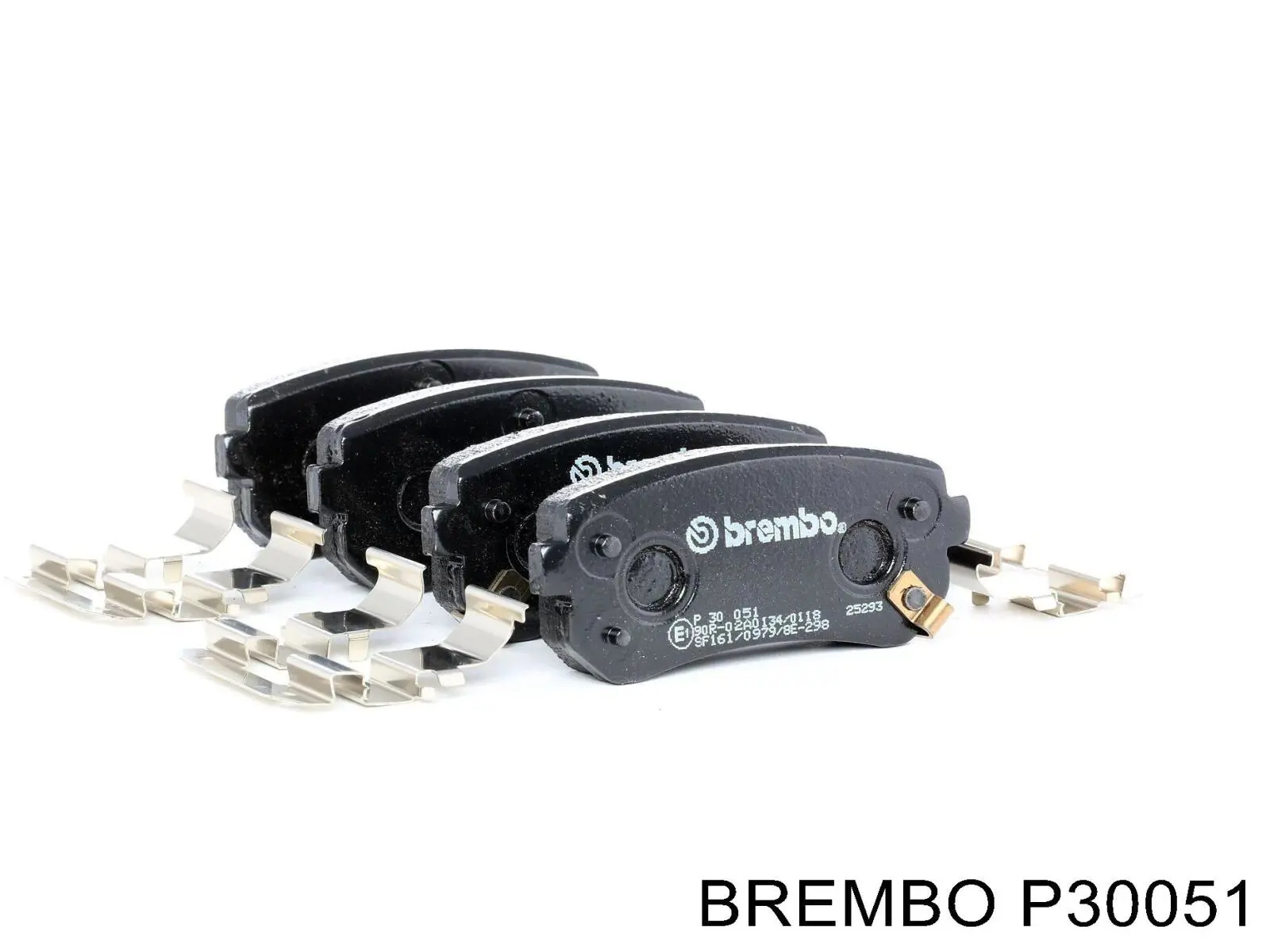 Купить P30051 Brembo Колодки тормозные задние, дисковые