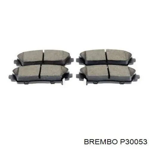 Тормозные колодки Brembo P30053
