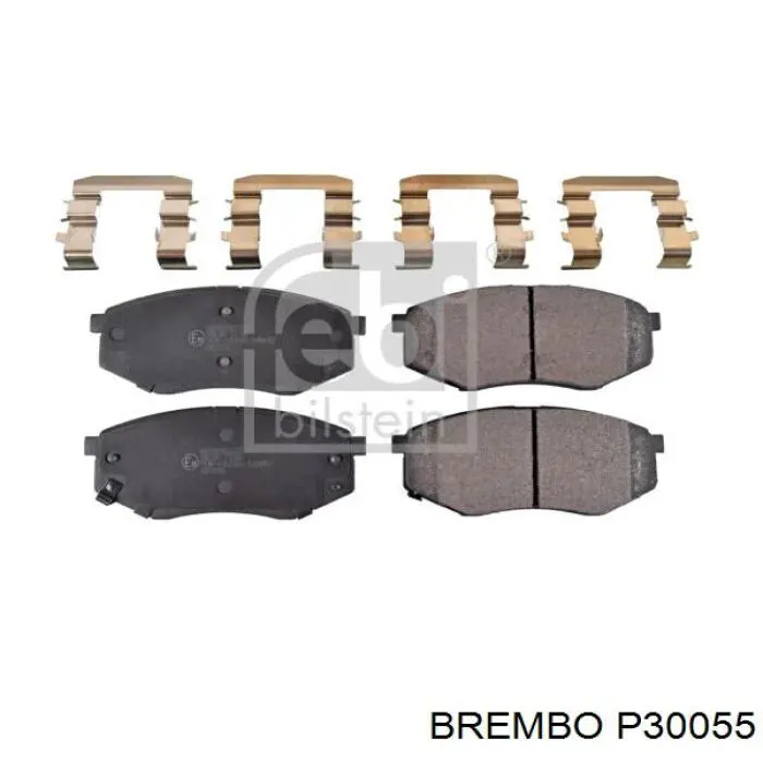 Купить P30055 Brembo Колодки тормозные