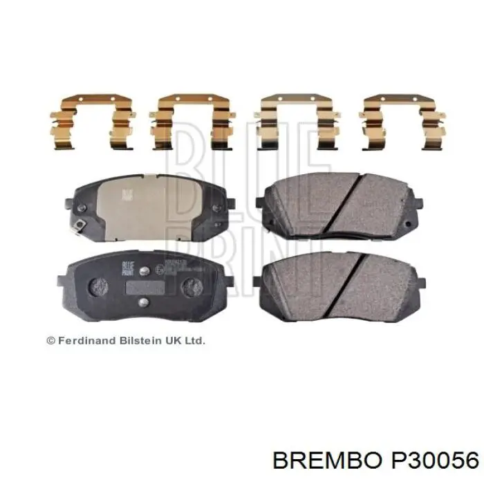 Pastillas de freno delanteras P30056 Brembo
