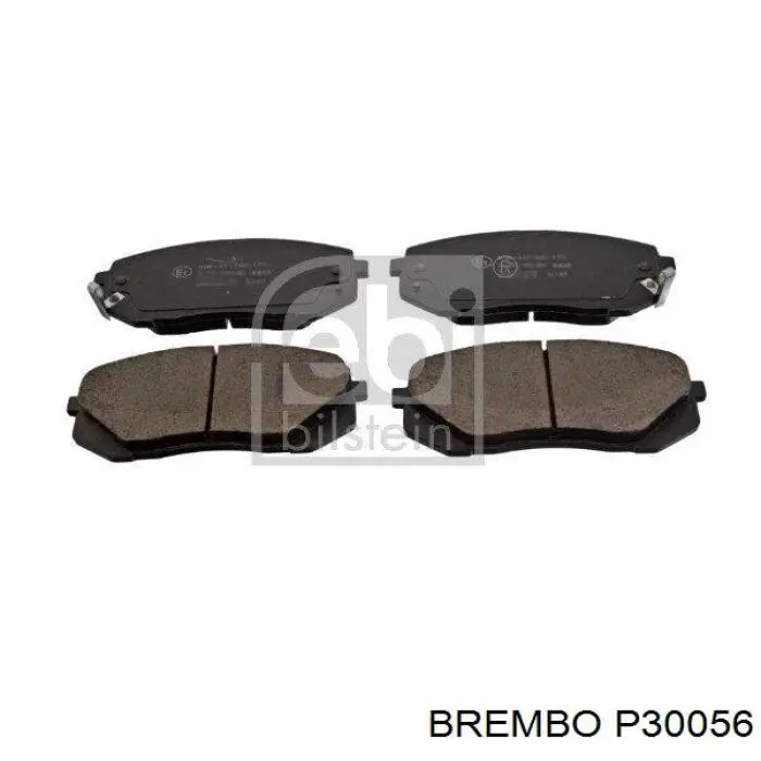 P30056 Brembo Колодки передние