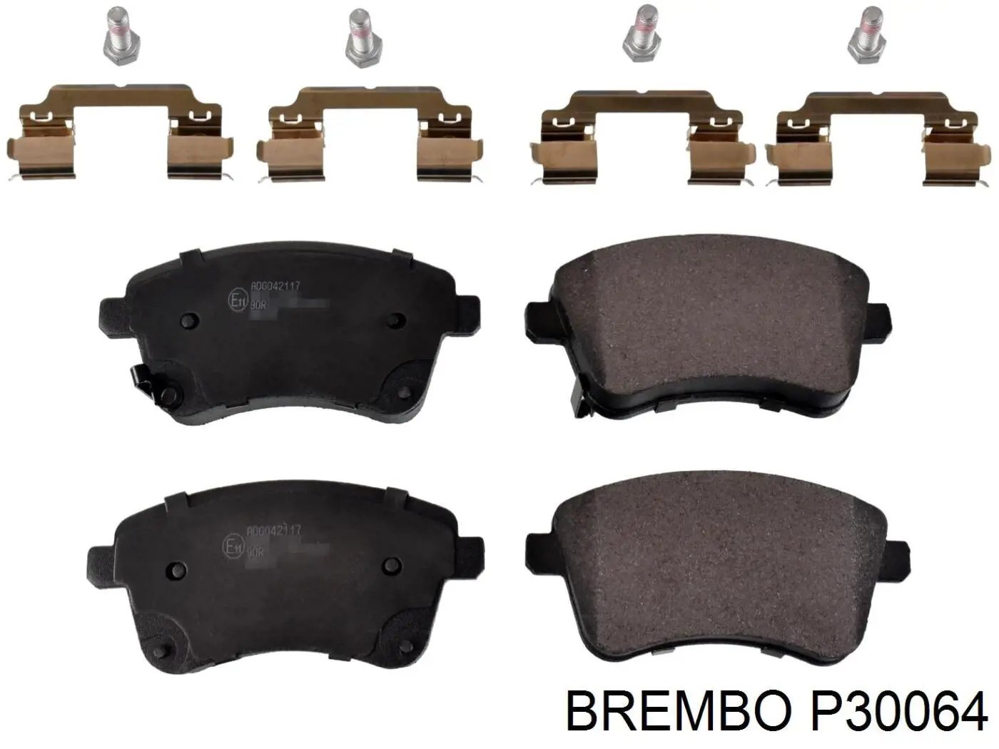 Pastillas de freno delanteras P30064 Brembo