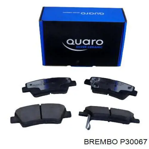 Задние тормозные колодки P30067 Brembo