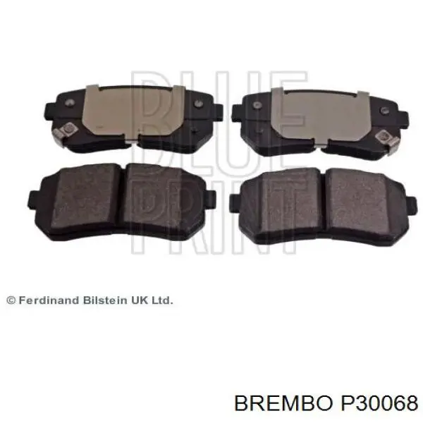 Купить P30068 Brembo Колодки тормозные задние, дисковые