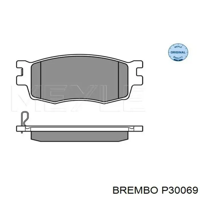 Купить P30069 Brembo Колодки тормозные