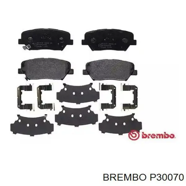 Передние тормозные колодки P30070 Brembo