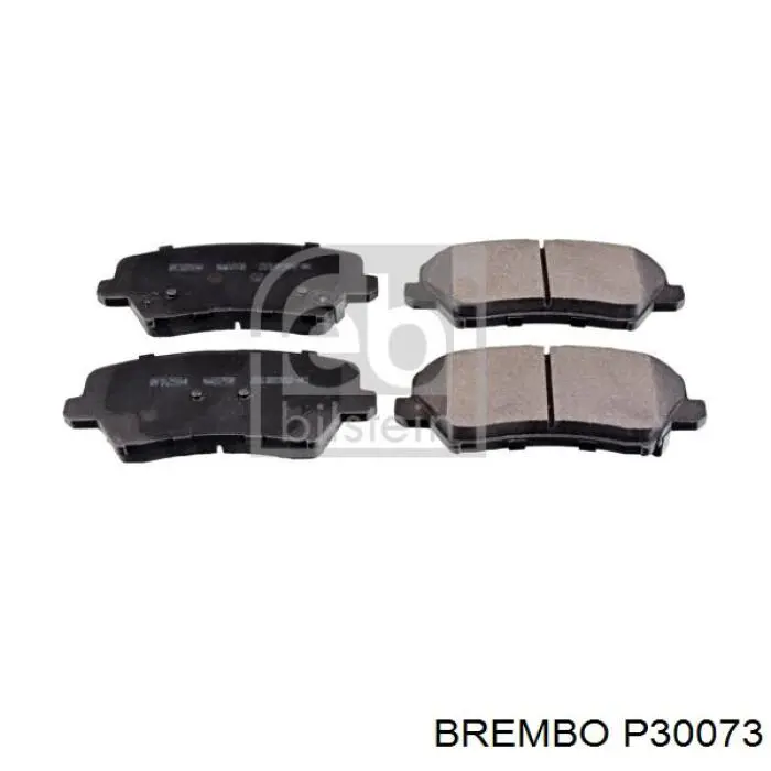 Купить P30073 Brembo Колодки тормозные