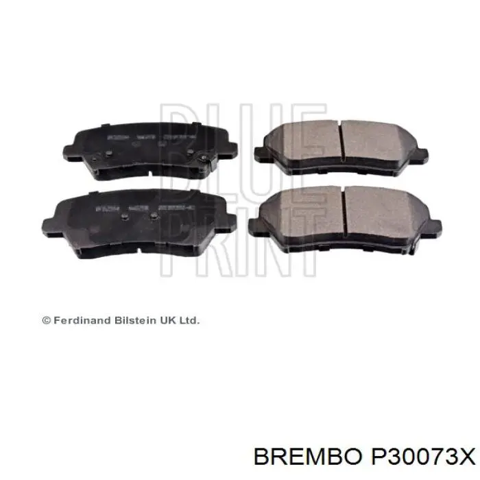 P30073X Brembo Колодки передние