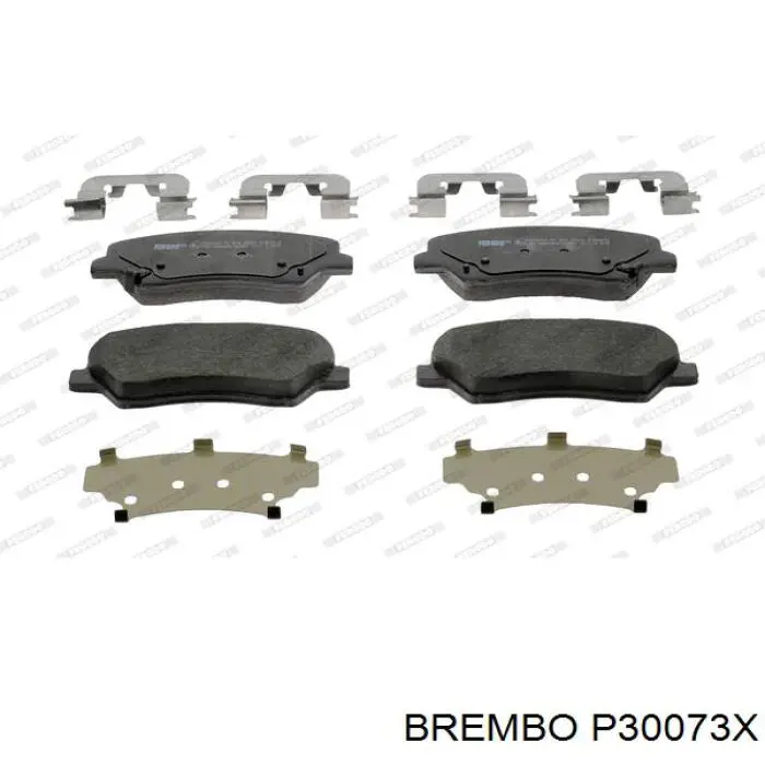Купить P30073X Brembo Колодки тормозные