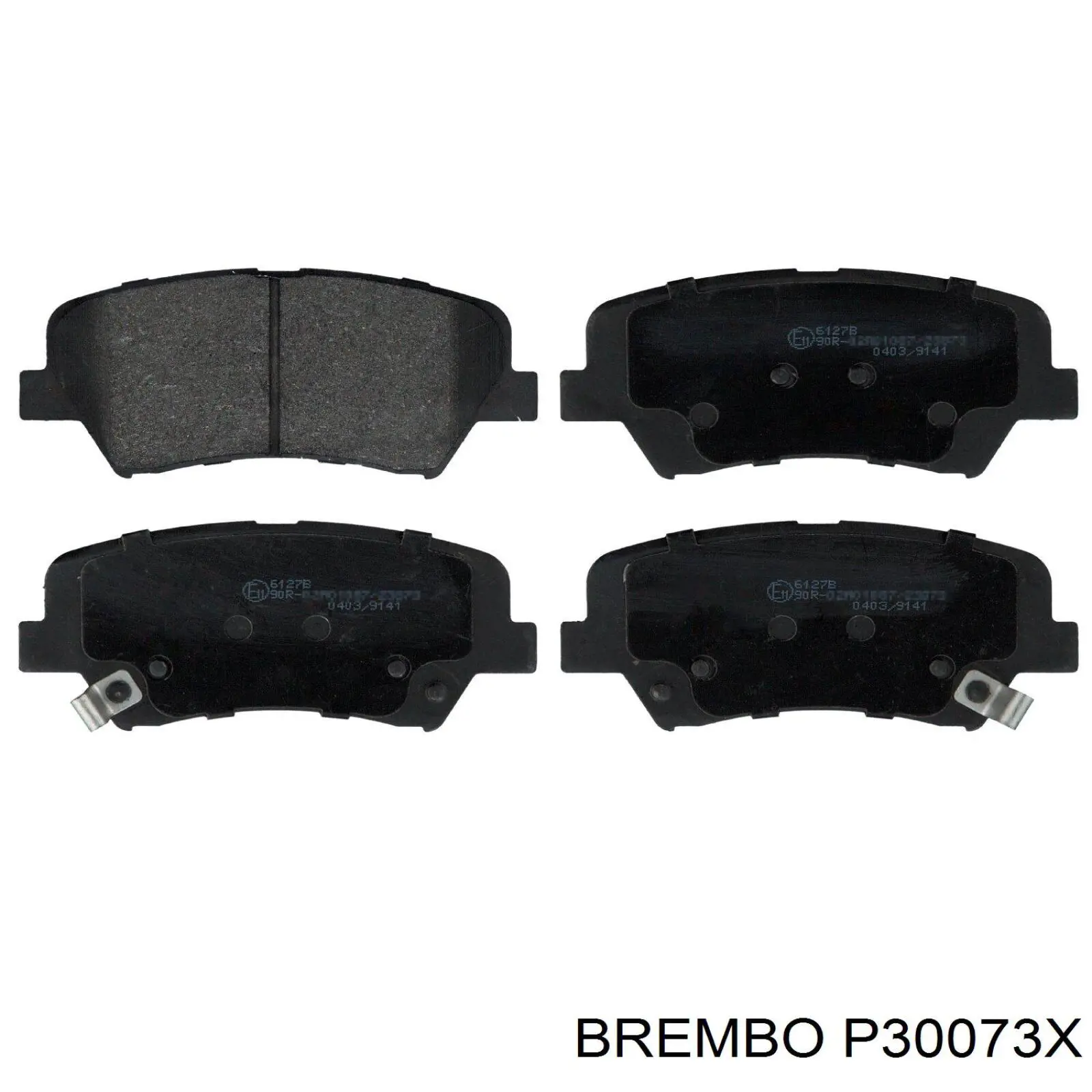 Передние тормозные колодки P30073X Brembo