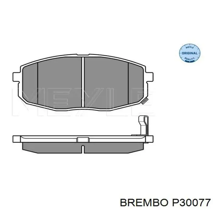 Колодки Brembo P30077 цена, от 41.78 USD